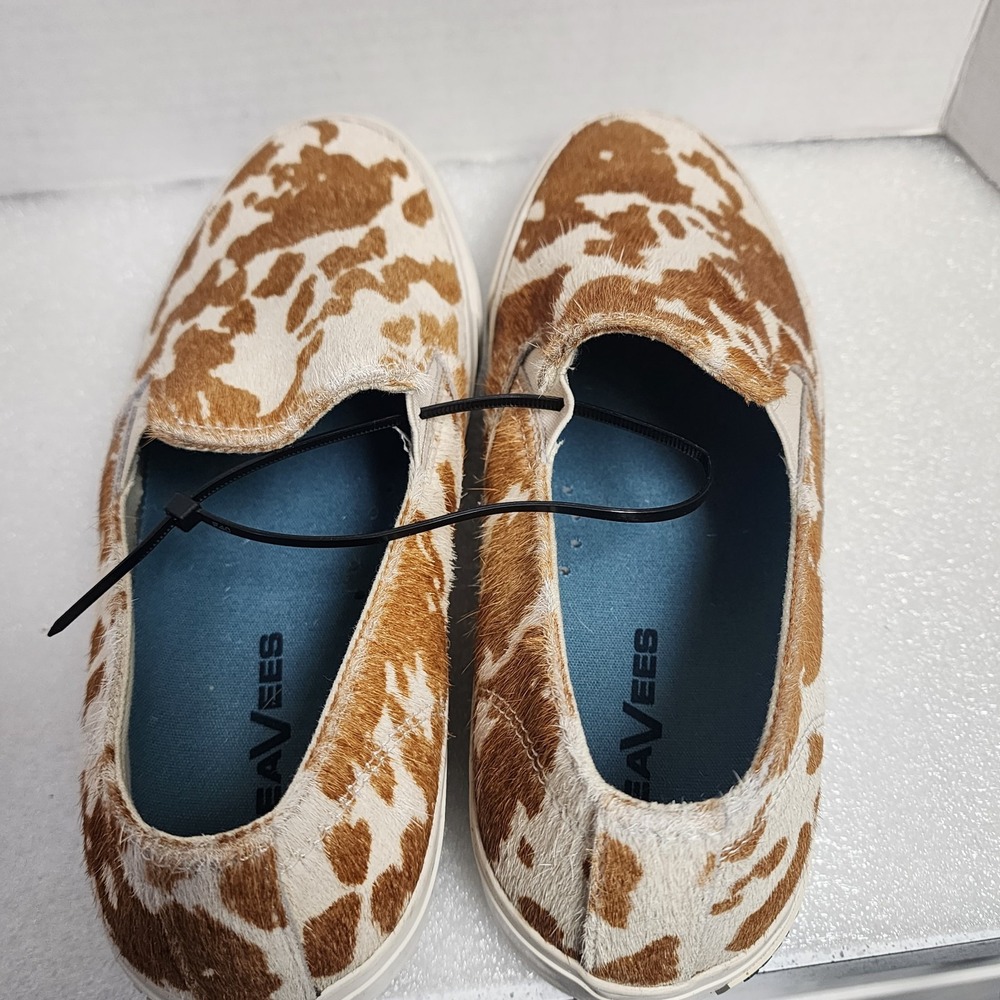 Seavees Baja Platform Mulholland Platform Shoes Cowhide Size 9 Slip On QUALITY!! - Picture 6 of 9